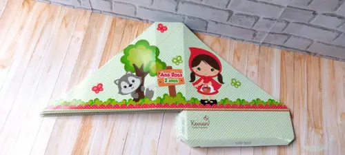 Porta Guardanapos Chapeuzinho Vermelho