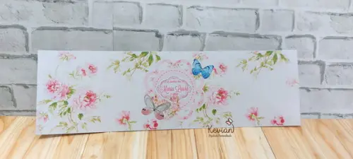 20 Rótulo Mini Suculenta Jardim Encantado - 5,5x18,5cm
