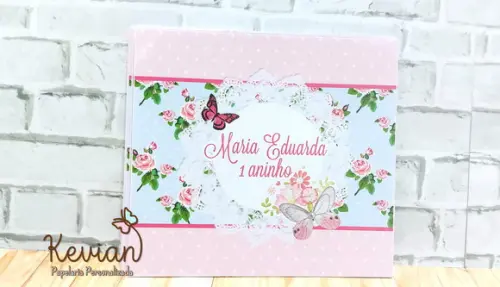 Adesivo Sacolinha Jardim Borboletas