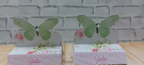 Caixinha Dois B I S - Borboleta Verde
