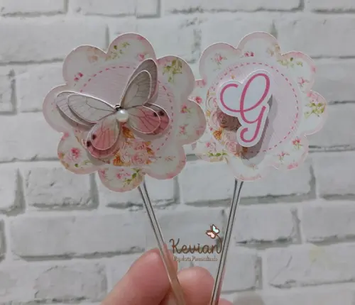 25 Topper Docinho Borboleta