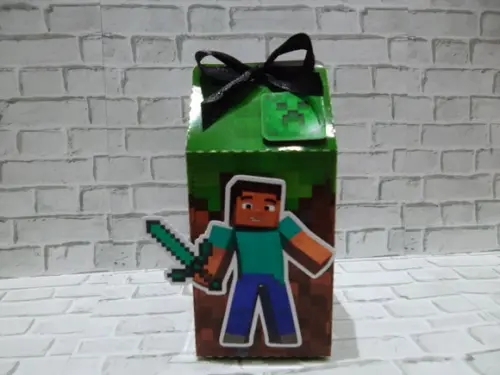 Caixa Milk Minecraft