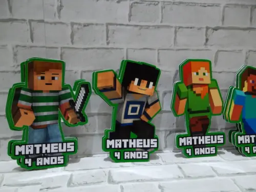 Aplique Para Tubete Minecraft