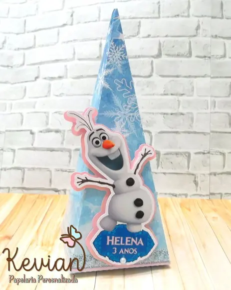 Caixa Piramide Frozen Olaf