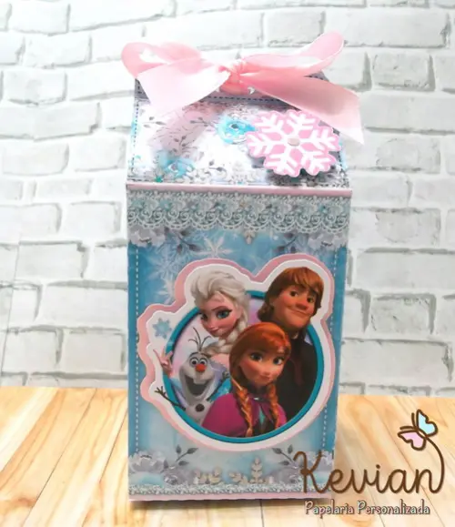 Caixa Milk Frozen Rosa