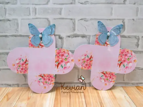 50 Forminha Docinho Borboleta Azul
