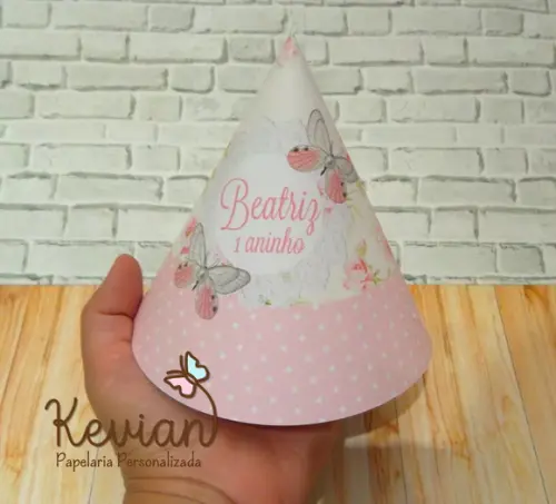 30 Chapeuzinho Personalizado Jardim Encantado