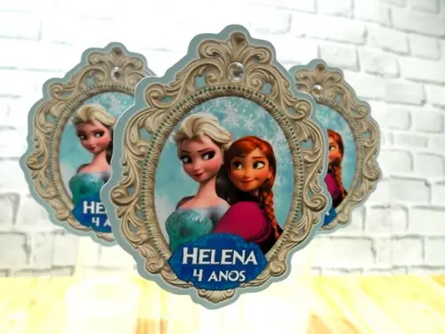 Aplique tubete Frozen