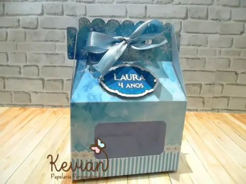 Caixa com Visor Frozen