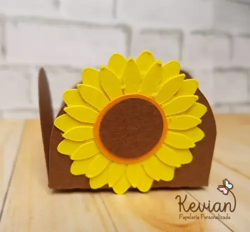 100 Forminhas Docinho Girassol