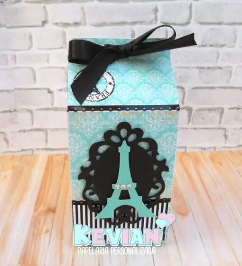 Caixa Milk Paris Scrap