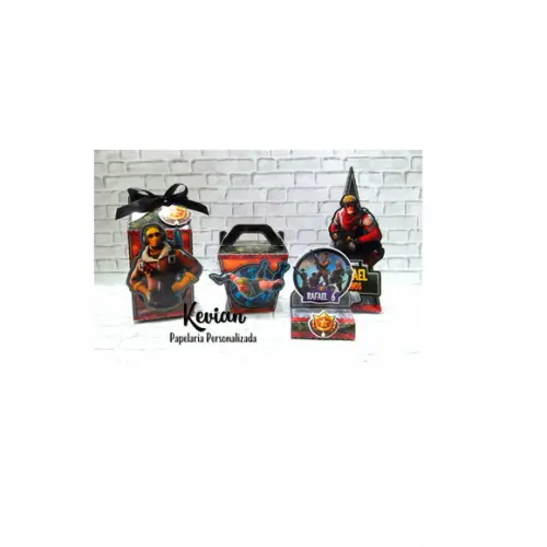 Kit Festa Scrap Fortnite - 50 Peças