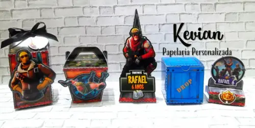 Kit Festa Fortnite 50 Ítens