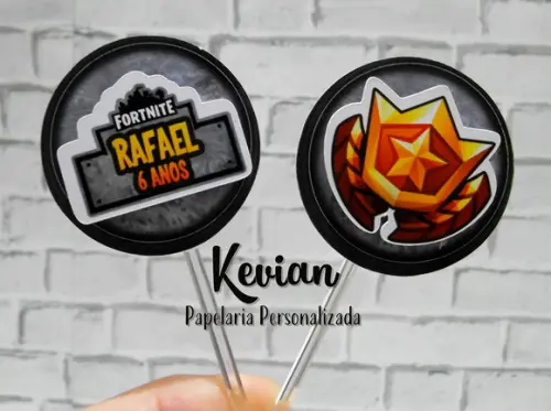 25 Topper Docinho Fortnite