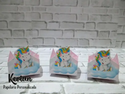 50 Forminha Docinho Unicórnio