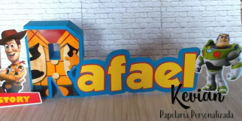 Nome personalizado Toy story