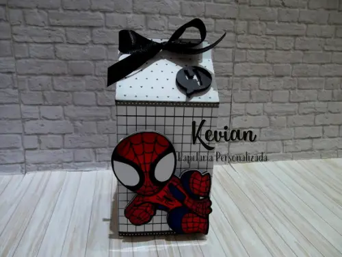 Caixa Milk Homem Aranha