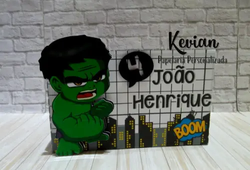 Caixa para Kit Kat Hulk