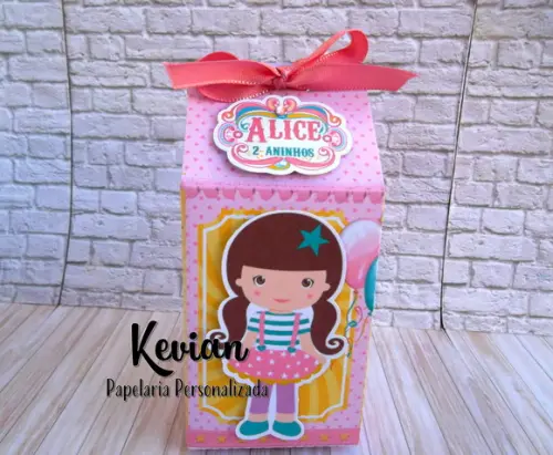 Caixa Milk Circo Rosa