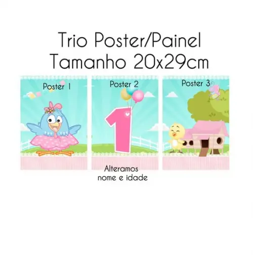 Poster Galinha Pintadinha
