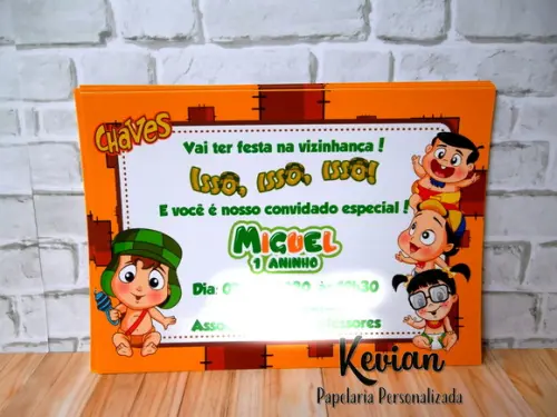 Convite Chaves Baby