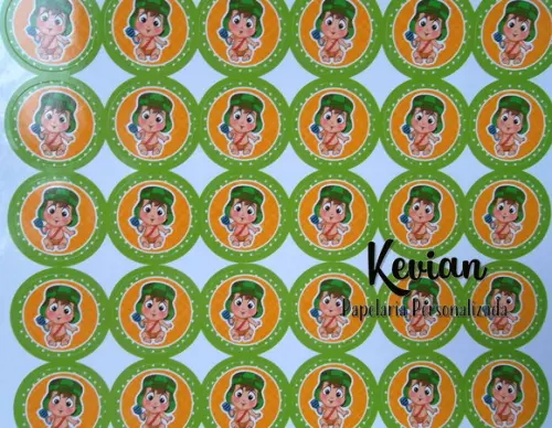 50 Adesivo Chaves 3cm