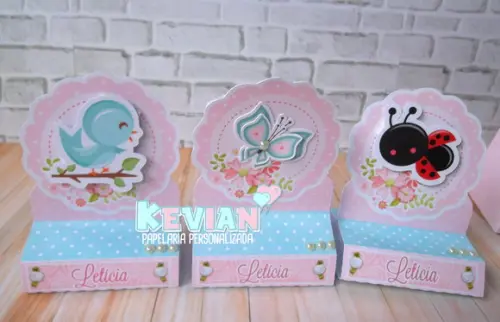 Caixinha dois chocolates Jardim Encantado