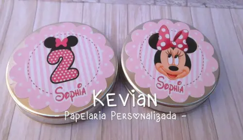 20 Latinha Minnie