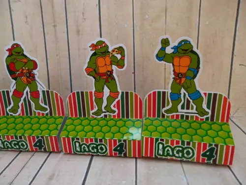 Caixinha Dois Bis Tartarugas Ninja