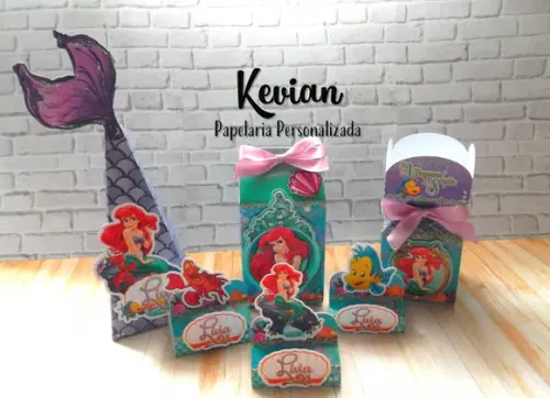 Kit Festa Pequena Sereia