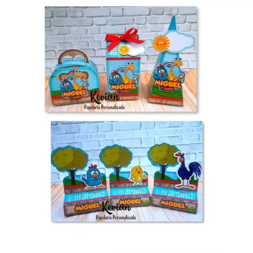 Kit Festa Galinha Pintadinha Azul