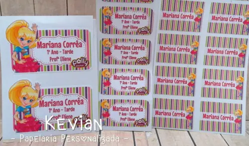 Etiqueta Escolar Polly Kit 2