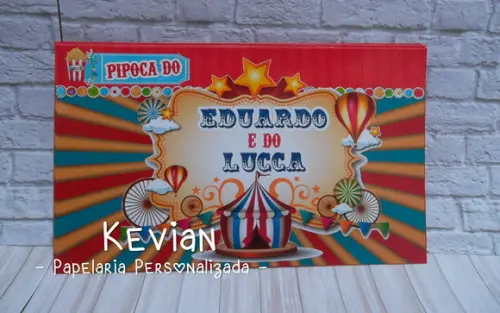 Adesivo Pipoca Microondas - Circo