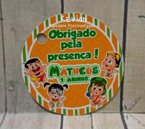 30 Tag Agradecimento Chaves