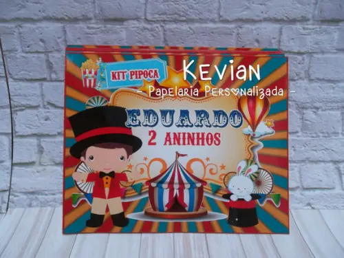Adesivo Baldinho Circo