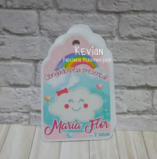 40 Tag Agradecimento Chuva de Amor