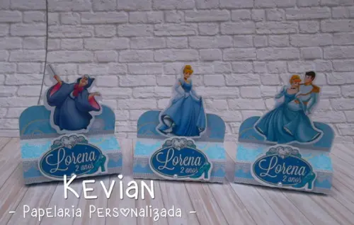 Caixinha para Dois Chocolates Cinderela