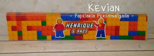 Rotulo adesivo Água - Lego