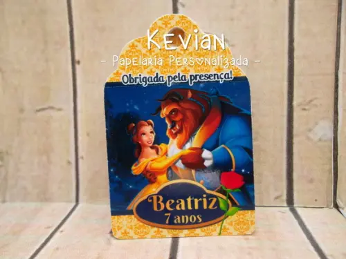 40 Tag Agradecimento a Bela e a Fera
