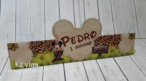 Lapela Mickey - 10 cm Largura