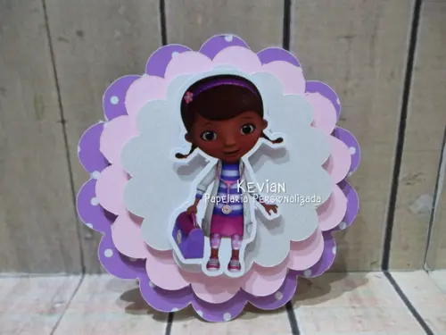 Aplique Scrap Doutora Brinquedos
