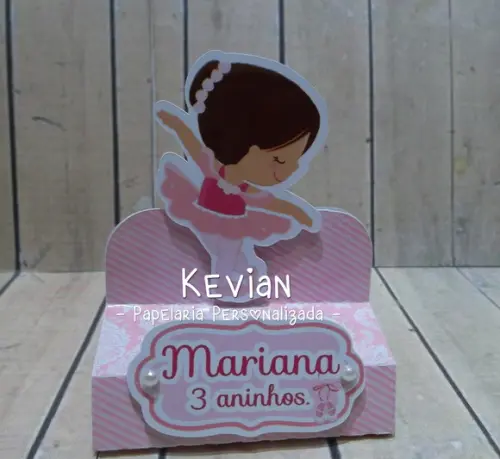 Caixinha Dois Chocolates Bailarina