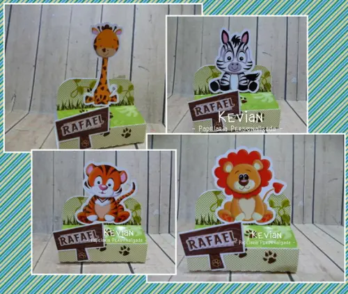 Caixinha Dois Chocolates Safari