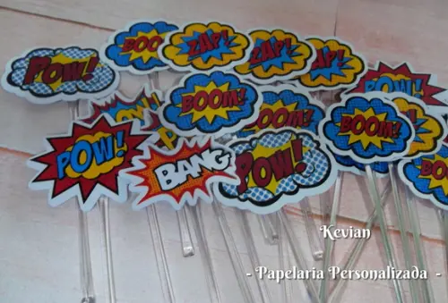 50 Topper Heróis Boom Kabum