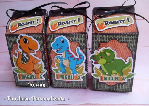 Caixa Milk Dinossauro
