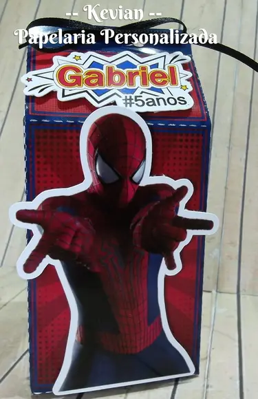 Caixa Milk Homem Aranha