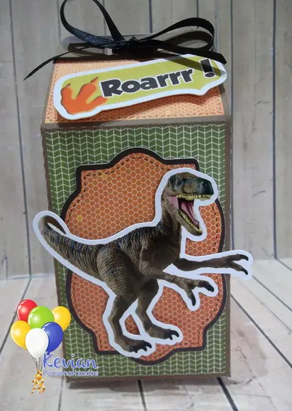 Caixa Milk Scrap Dinossauro