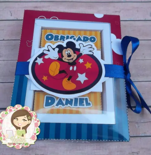 Caixinha Lembrancinha 4 Bis Mickey