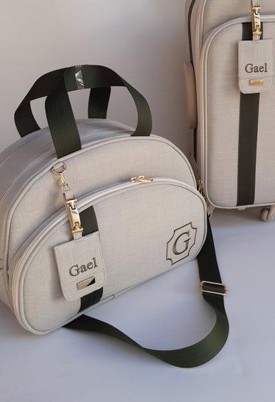Bolsa Passeio Tamanho G em linho de algodao