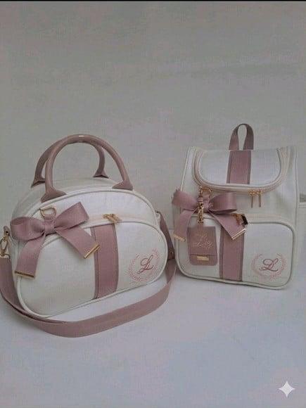 Kit de Bolsas de Bebê Grande e Mochila 2 em 1
